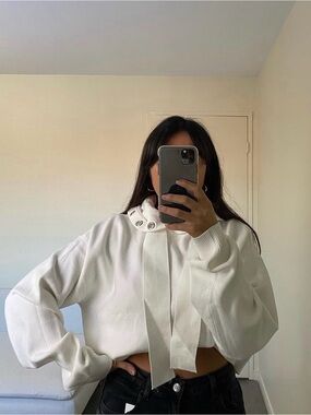 🛍️ZARA CROPPED SWEATER WORN ONCE ORIGINALLY $79